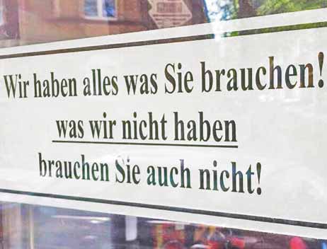 Wir haben alles was Sie brauchen